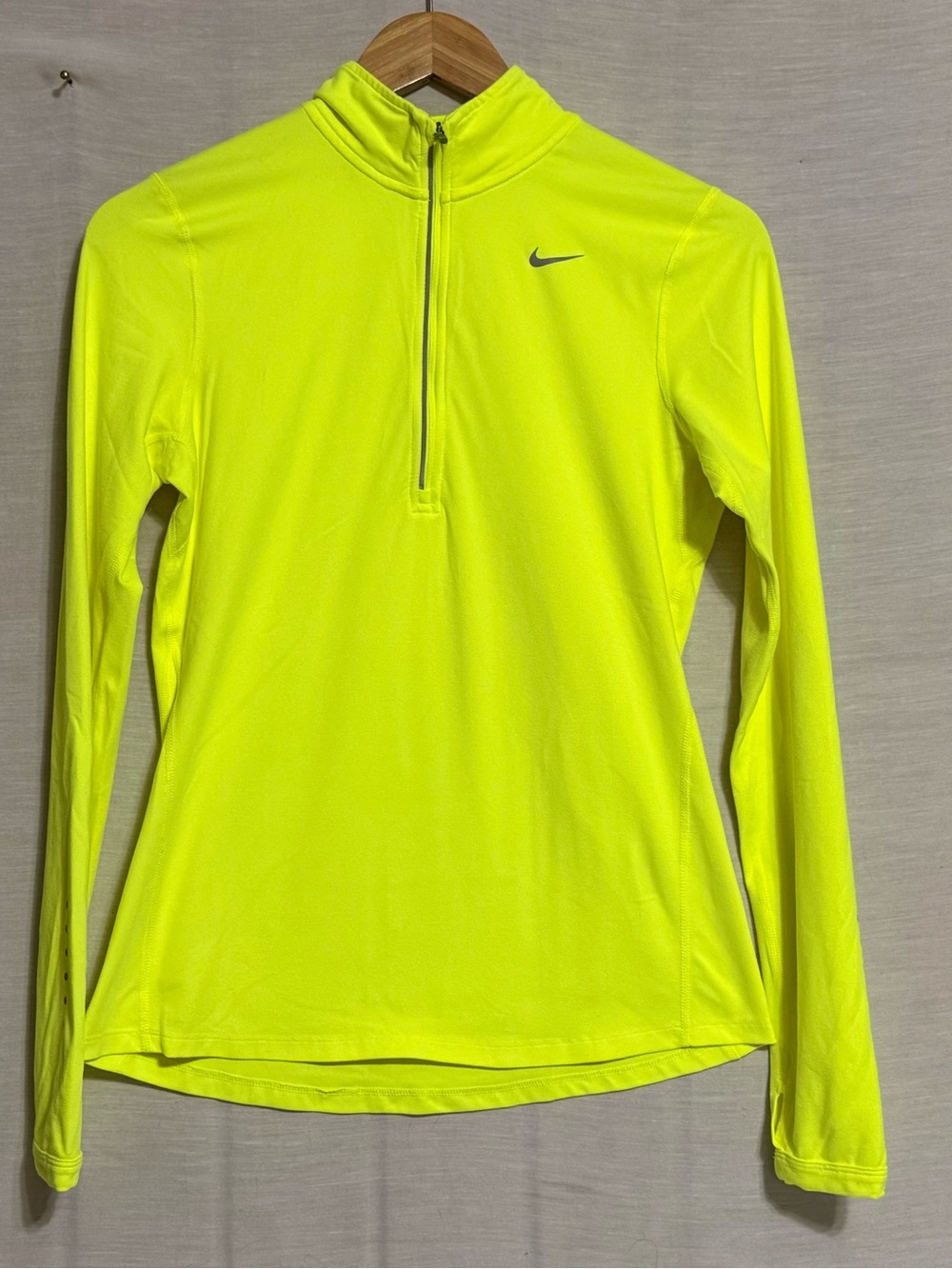Nike Running Dri-FIT Neon 1/2 Zip Tops Bundle Women’s Small